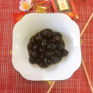 お節料理に♡黒豆の煮物